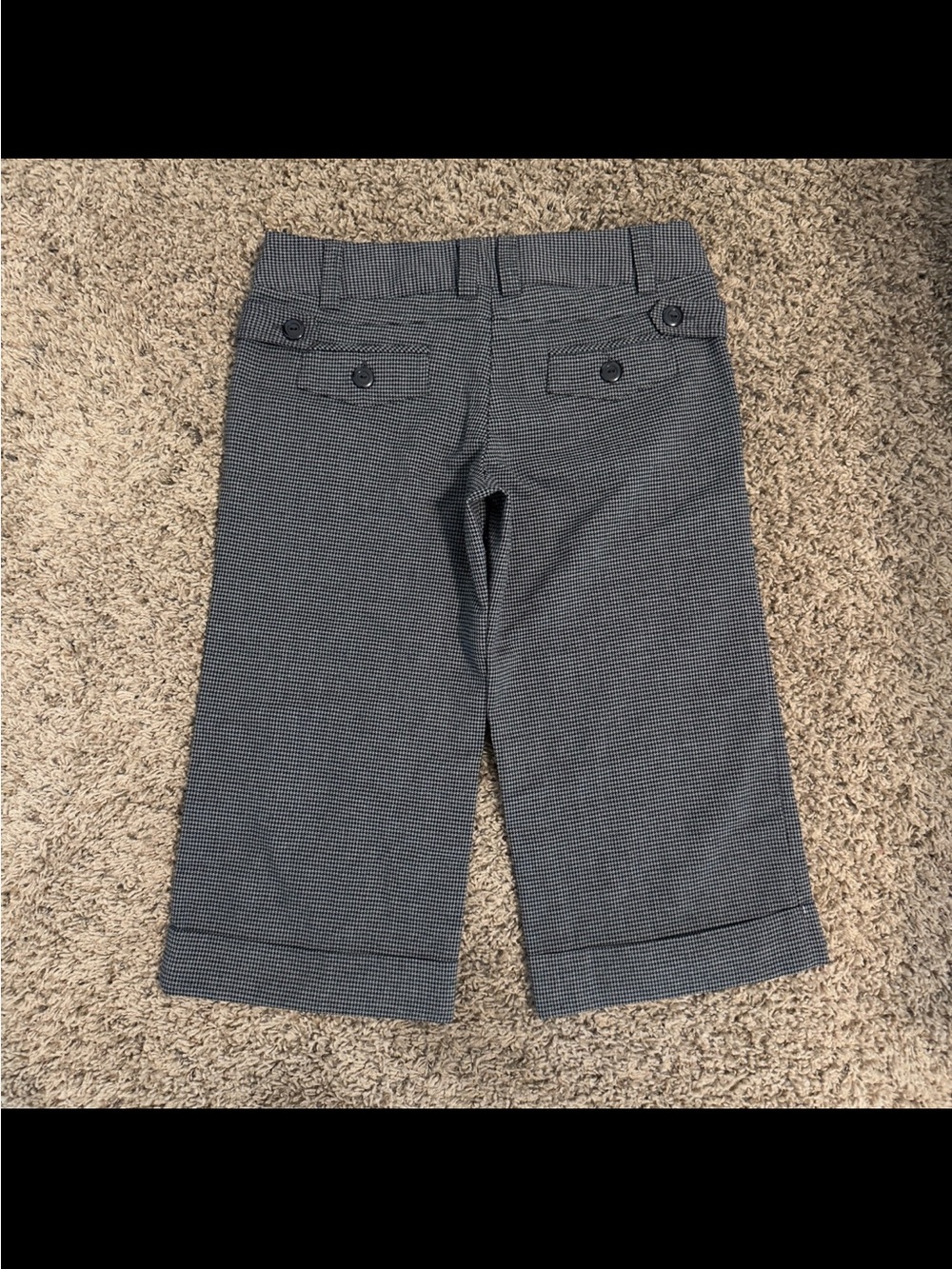 Y2K Guess Low Rise Cropped Capri Trousers